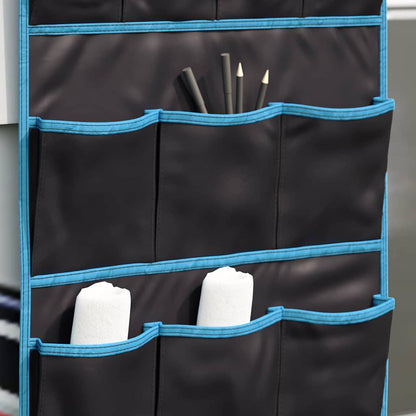 Storage Bag with Storage Black and Blue 125 x 48 cm Oxford