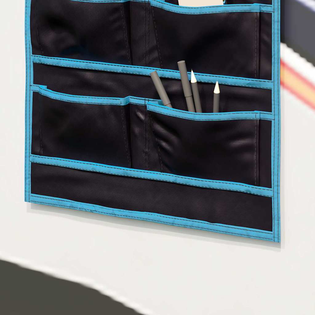 Storage Bag with Storage Black and Blue 63.5 x 40 cm Oxford