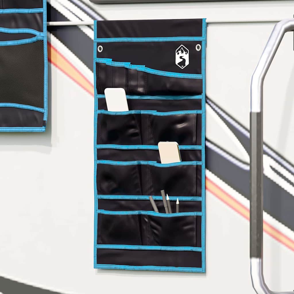 Storage Bag with Storage Black and Blue 63.5 x 40 cm Oxford