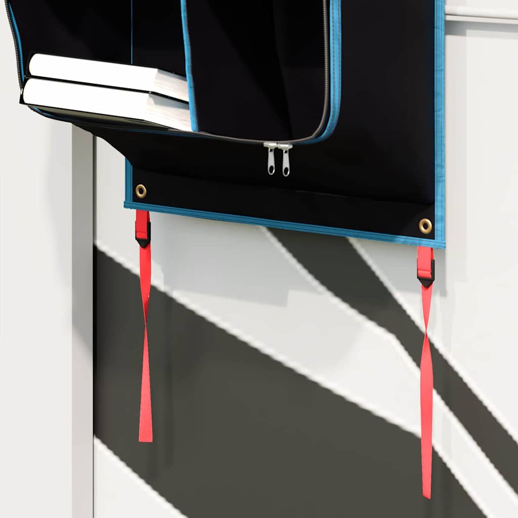 Storage Bag with Storage Black and Blue 140 x 43 cm Oxford