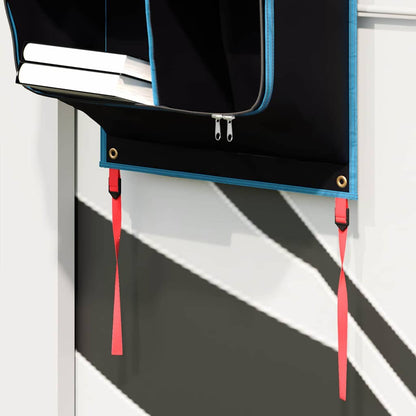 Storage Bag with Storage Black and Blue 140 x 43 cm Oxford