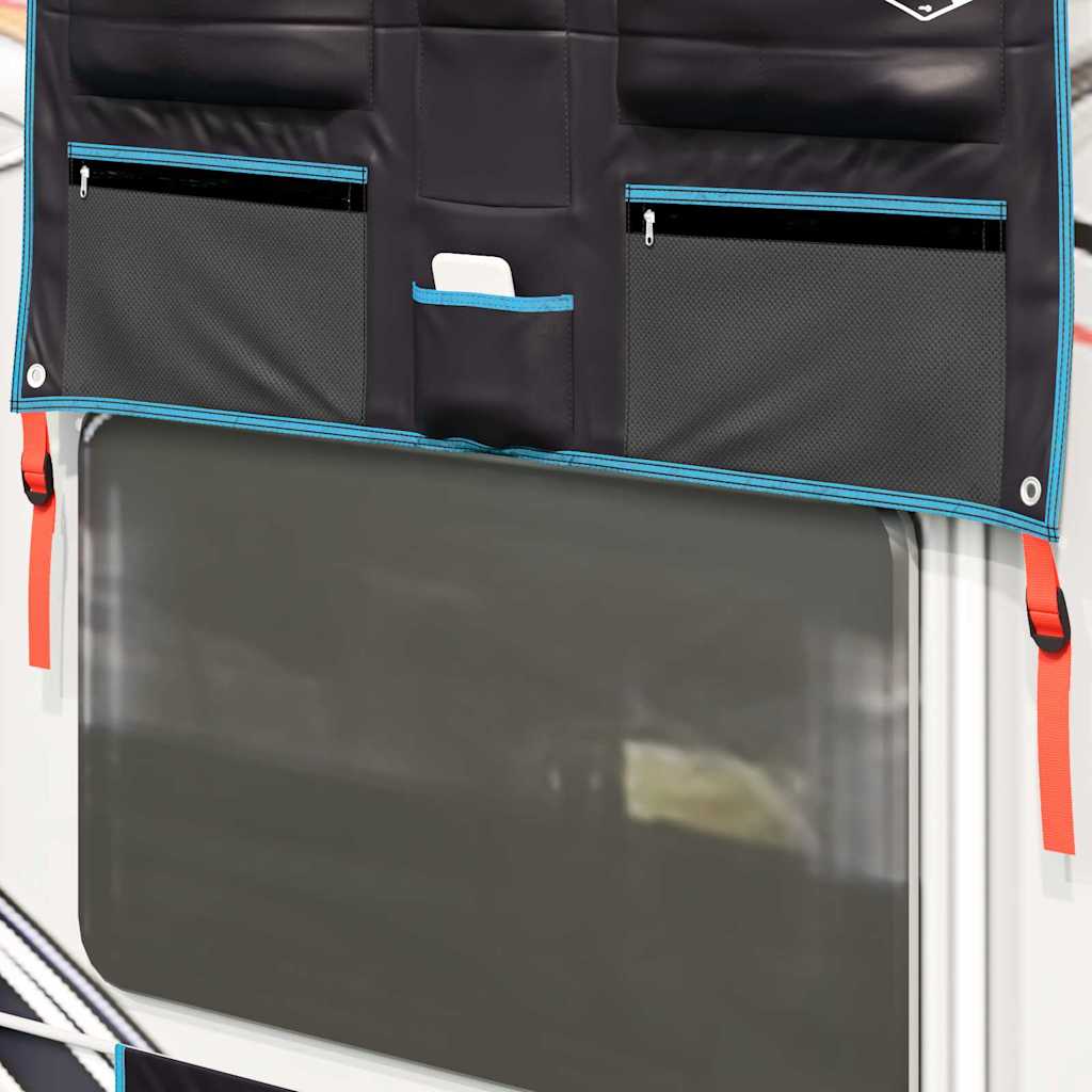 Storage Bag with Storage Black and Blue 98 x 47 cm Oxford