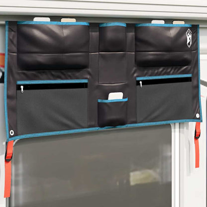 Storage Bag with Storage Black and Blue 98 x 47 cm Oxford