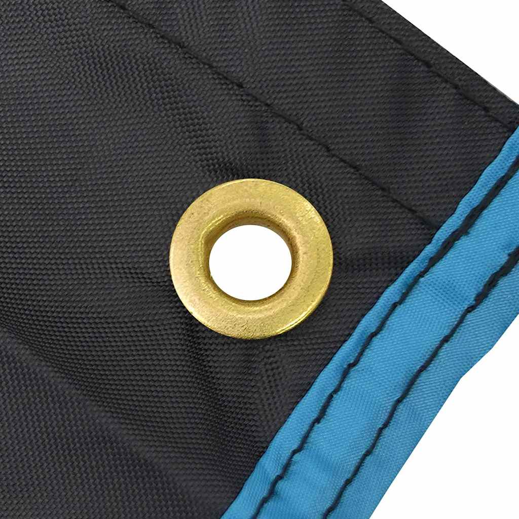 Wheel Cover Black and Blue 108 x 76 cm Oxford