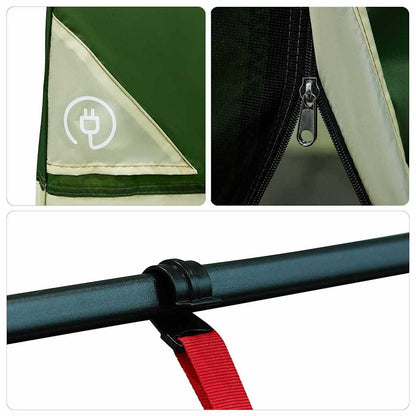 Inner Tent with Roof Green 280 x 220 x 176 cm Taffeta