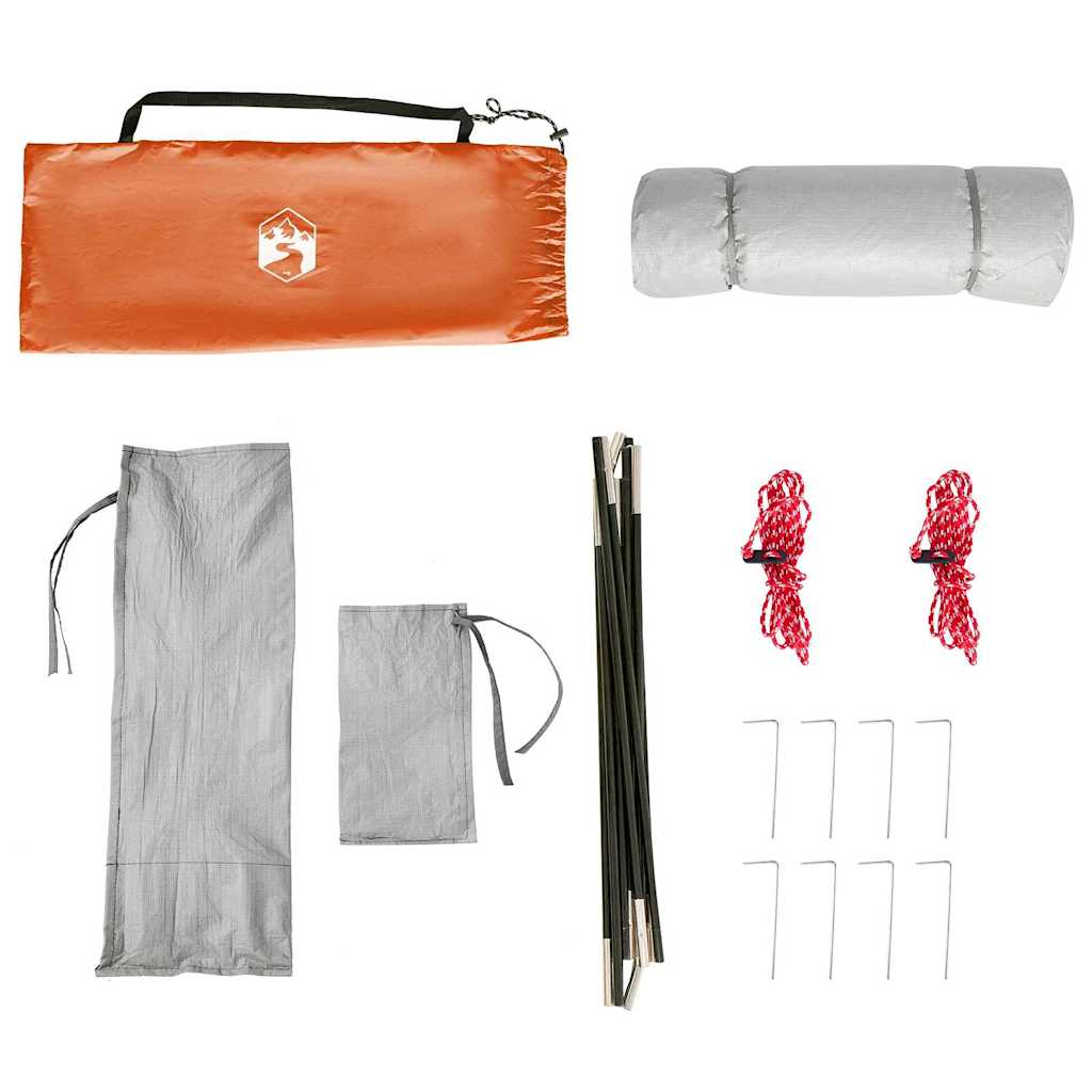 Inner Tent with Roof Grey and Orange 280 x 220 x 176 cm Taffeta