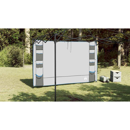 Hanging Tent Organiser Grey and Blue 320 x 182 cm Oxford
