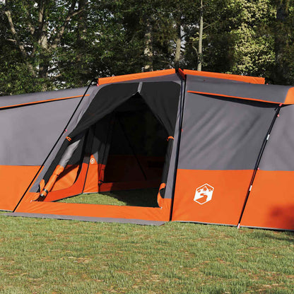 Family Tent Grey and Orange 833 x 585 x 216 cm Taffeta