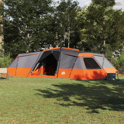 Family Tent Grey and Orange 833 x 585 x 216 cm Taffeta