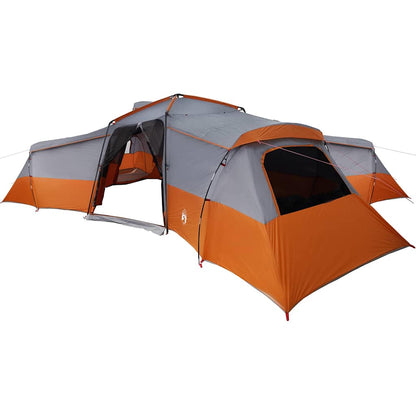 Family Tent Grey and Orange 833 x 585 x 216 cm Taffeta