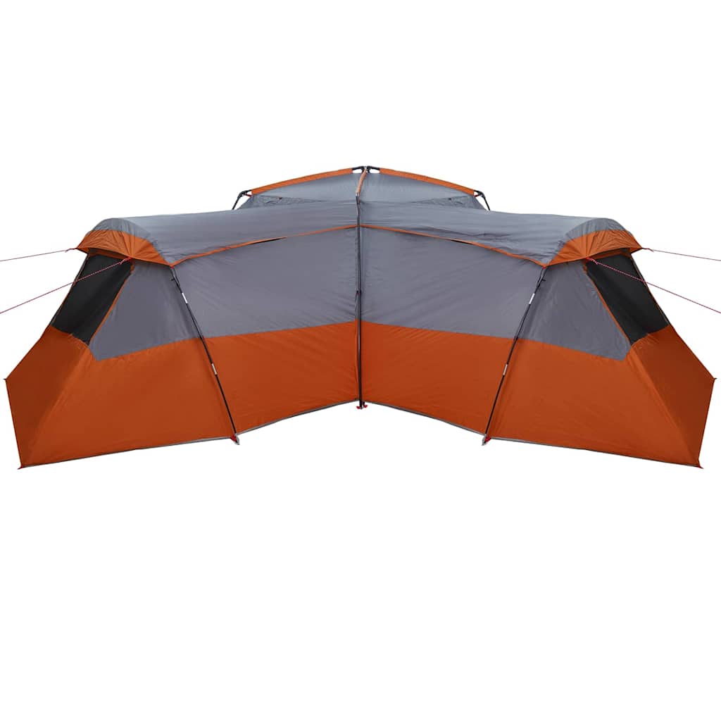 Family Tent Grey and Orange 833 x 585 x 216 cm Taffeta