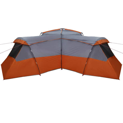 Family Tent Grey and Orange 833 x 585 x 216 cm Taffeta