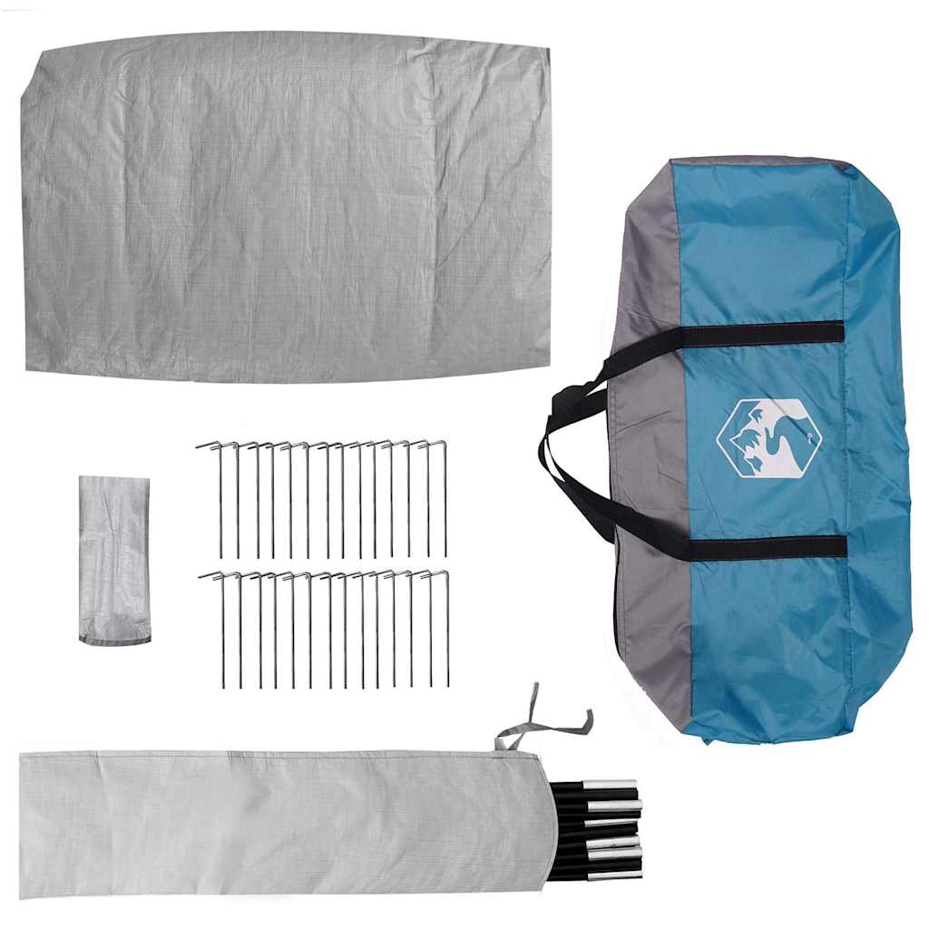 Family Tent with Roof Blue 762 x 655 x 218 cm Taffeta