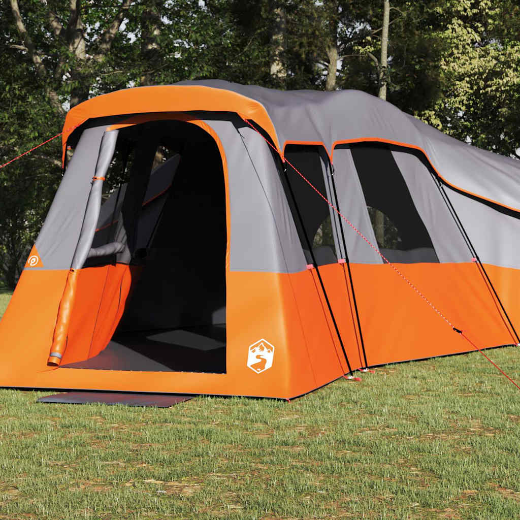 Family Tent Grey and Orange 762 x 655 x 218 cm Taffeta