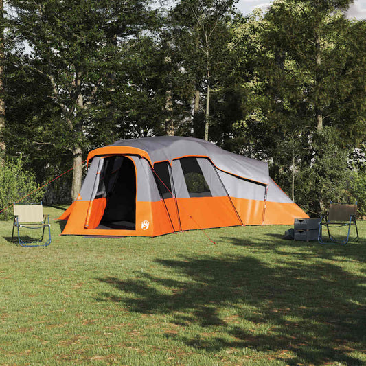 Family Tent Grey and Orange 762 x 655 x 218 cm Taffeta