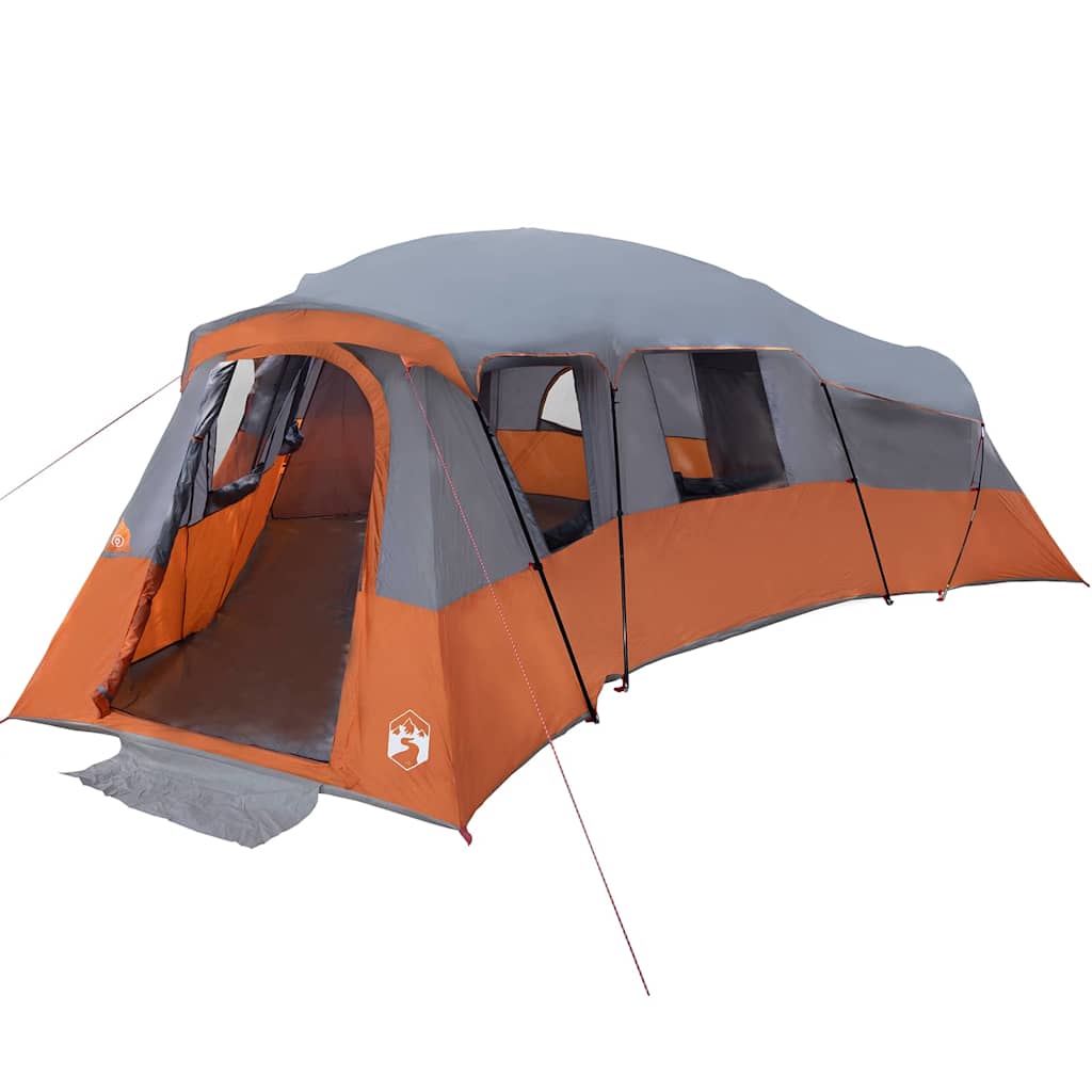 Family Tent Grey and Orange 762 x 655 x 218 cm Taffeta