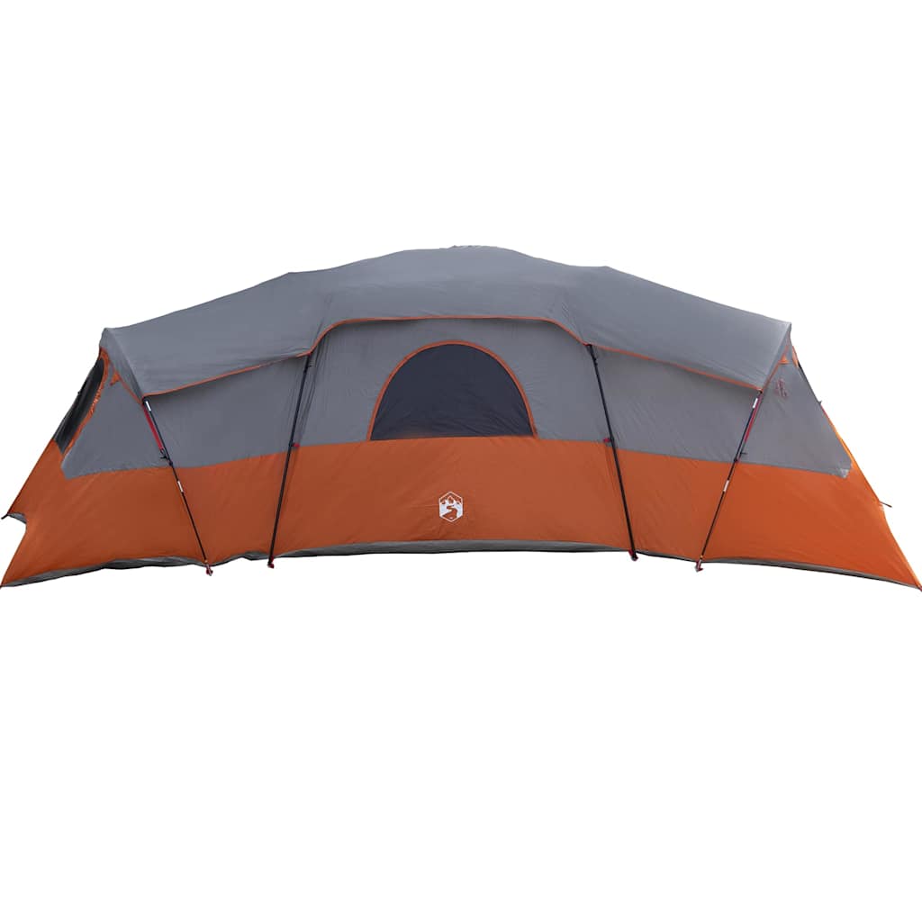 Family Tent Grey and Orange 762 x 655 x 218 cm Taffeta