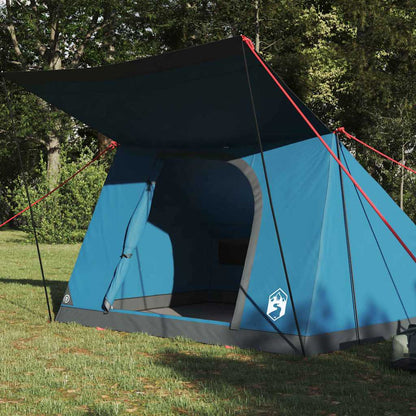 Camping Tent with Roof Blue 282 x 225 x 154 cm Taffeta