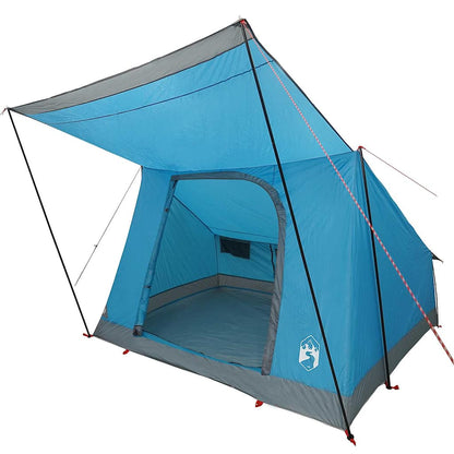 Camping Tent with Roof Blue 282 x 225 x 154 cm Taffeta