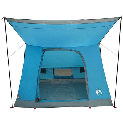 Camping Tent with Roof Blue 282 x 225 x 154 cm Taffeta