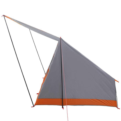 Camping Tent Grey and Orange 282 x 225 x 154 cm Taffeta