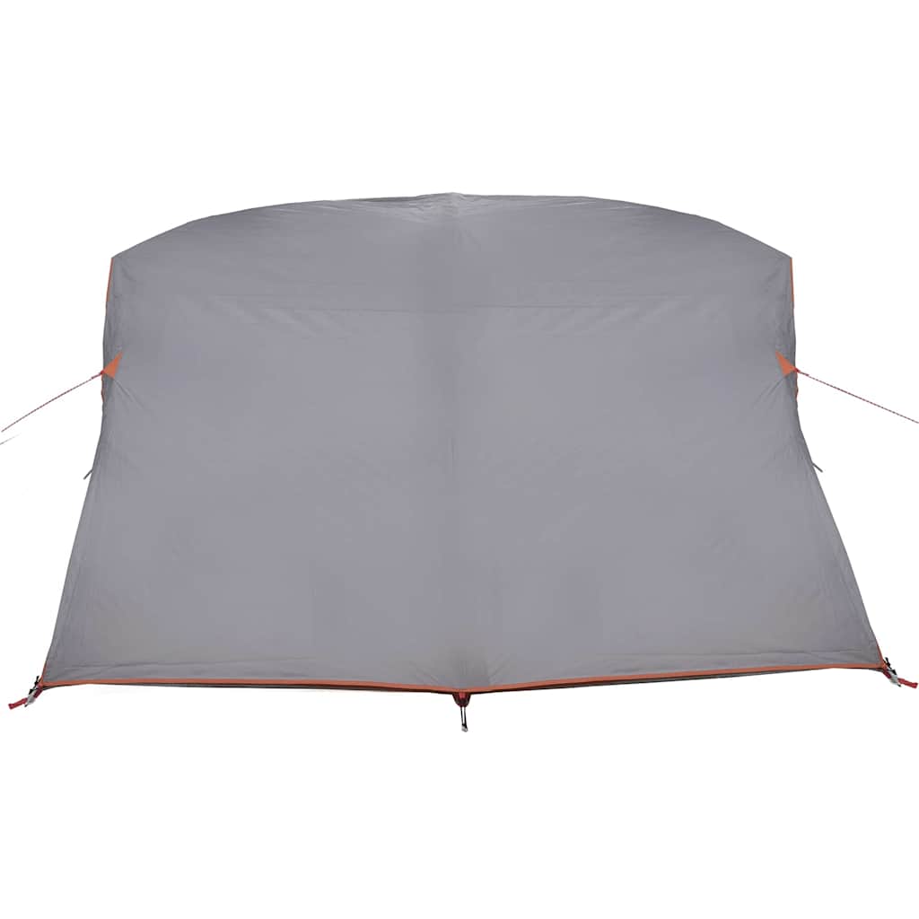 Camping Tent Grey and Orange 320 x 275 x 190 cm Taffeta