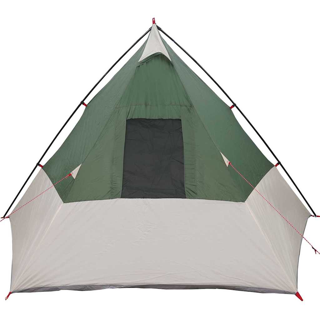 Tipi Tent with Roof Green 383 x 338 x 217 cm Taffeta