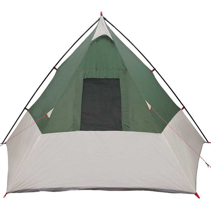 Tipi Tent with Roof Green 383 x 338 x 217 cm Taffeta