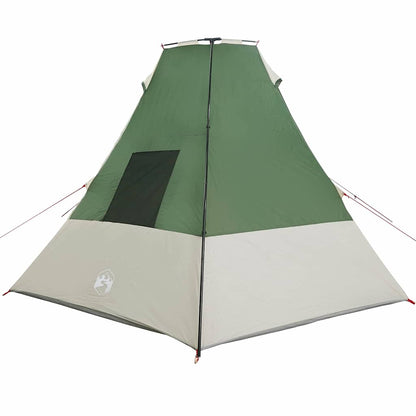 Tipi Tent with Roof Green 383 x 338 x 217 cm Taffeta