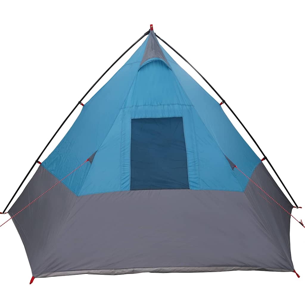 Tipi Tent with Roof Blue 383 x 338 x 217 cm Taffeta