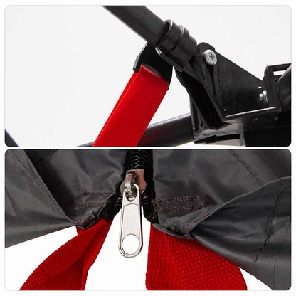 Inner Tent with Roof Grey and Orange 303 x 303 x 196 cm Taffeta