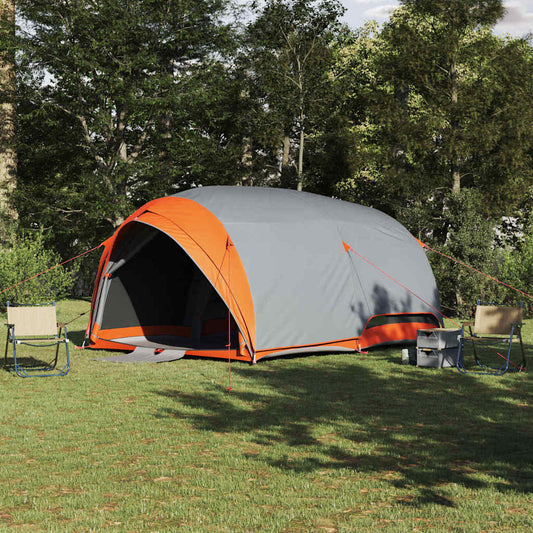 Tunnel tent Grey and Orange 410 x 285 x 198 cm Taffeta