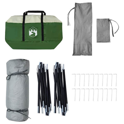 Inner Tent with Roof Green 520 x 520 x 190 cm Taffeta