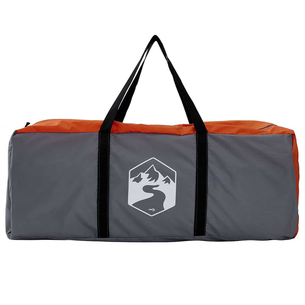 Inner Tent with Roof Grey and Orange 520 x 520 x 190 cm Taffeta