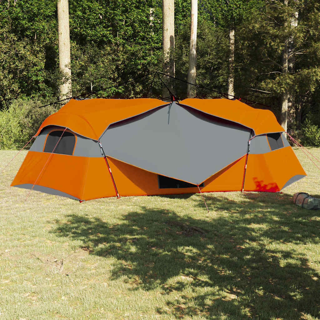 Inner Tent with Roof Grey and Orange 520 x 520 x 190 cm Taffeta