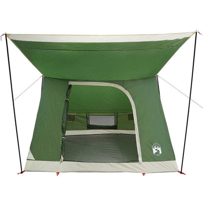 Camping Tent with Roof Green 223 x 163 x 130 cm Taffeta