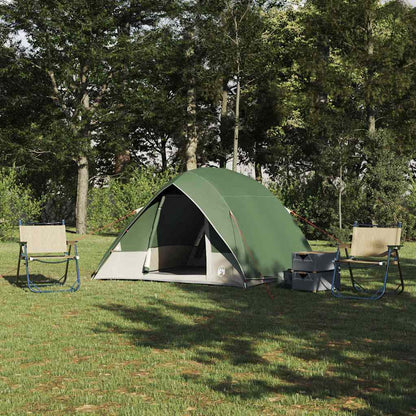 Camping Tent with Roof Green 275 x 230 x 140 cm Taffeta