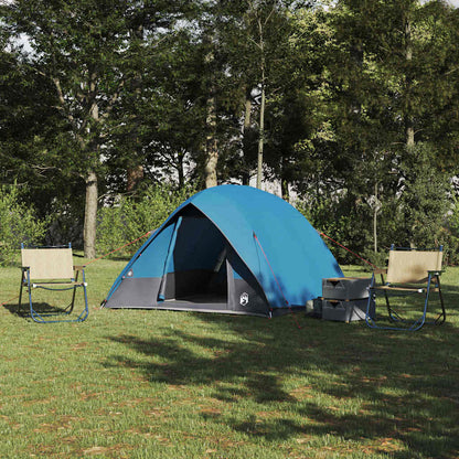 Camping Tent with Roof Blue 275 x 230 x 140 cm Taffeta