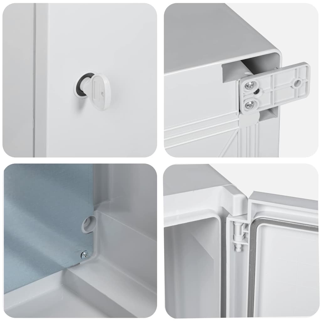 Control Cabinet Grey 32 x 13 x 33 cm ABS Plastic