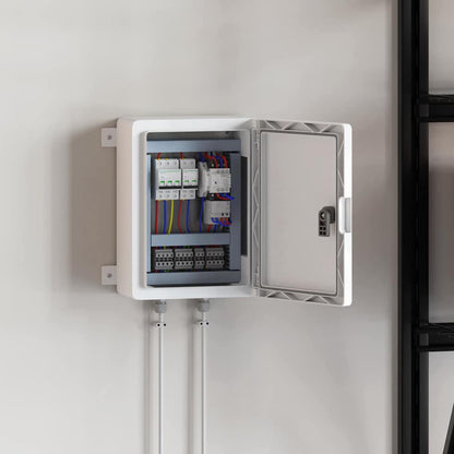 Control Cabinet Grey 32 x 13 x 33 cm ABS Plastic