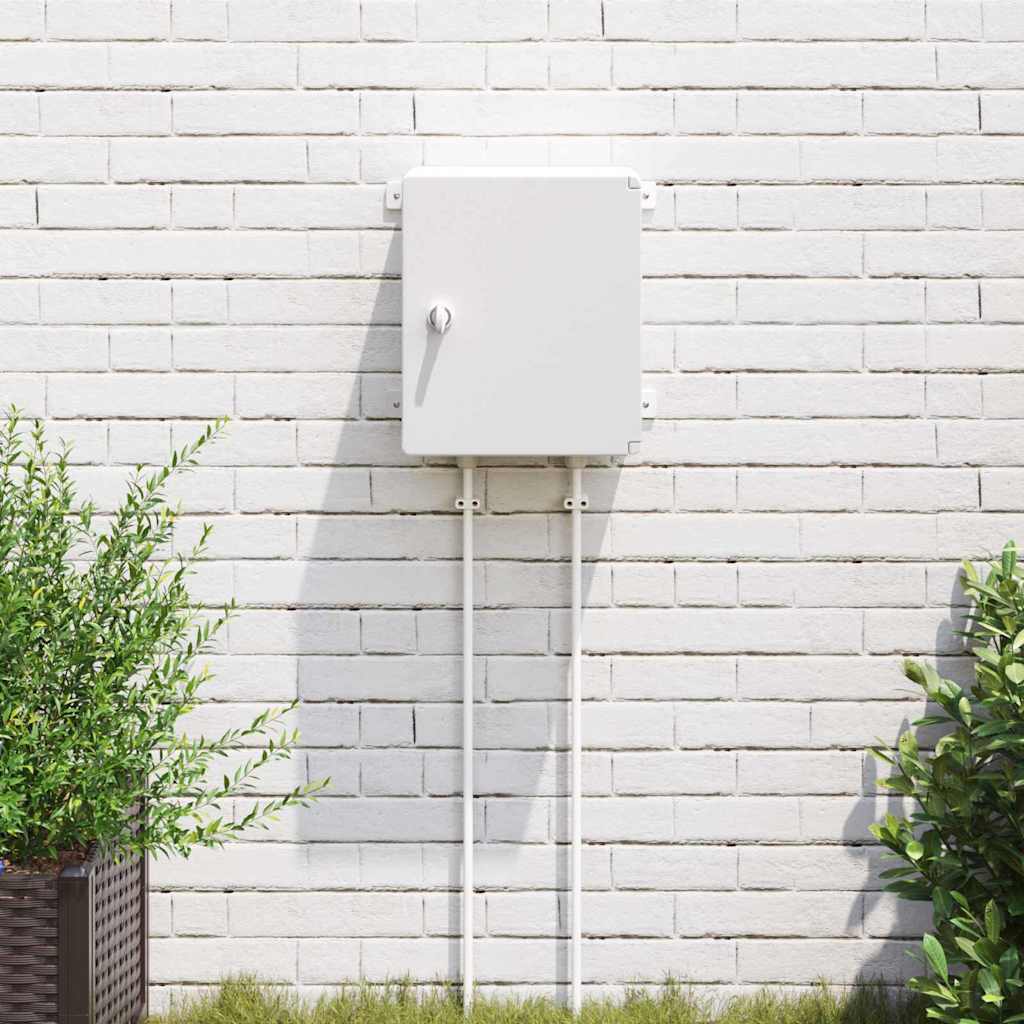 Control Cabinet Grey 37 x 16.5 x 35 cm ABS Plastic