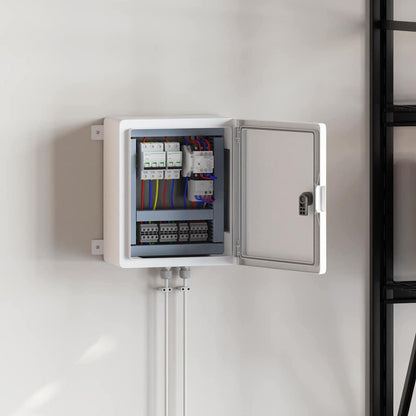 Control Cabinet Grey 37 x 16.5 x 35 cm ABS Plastic