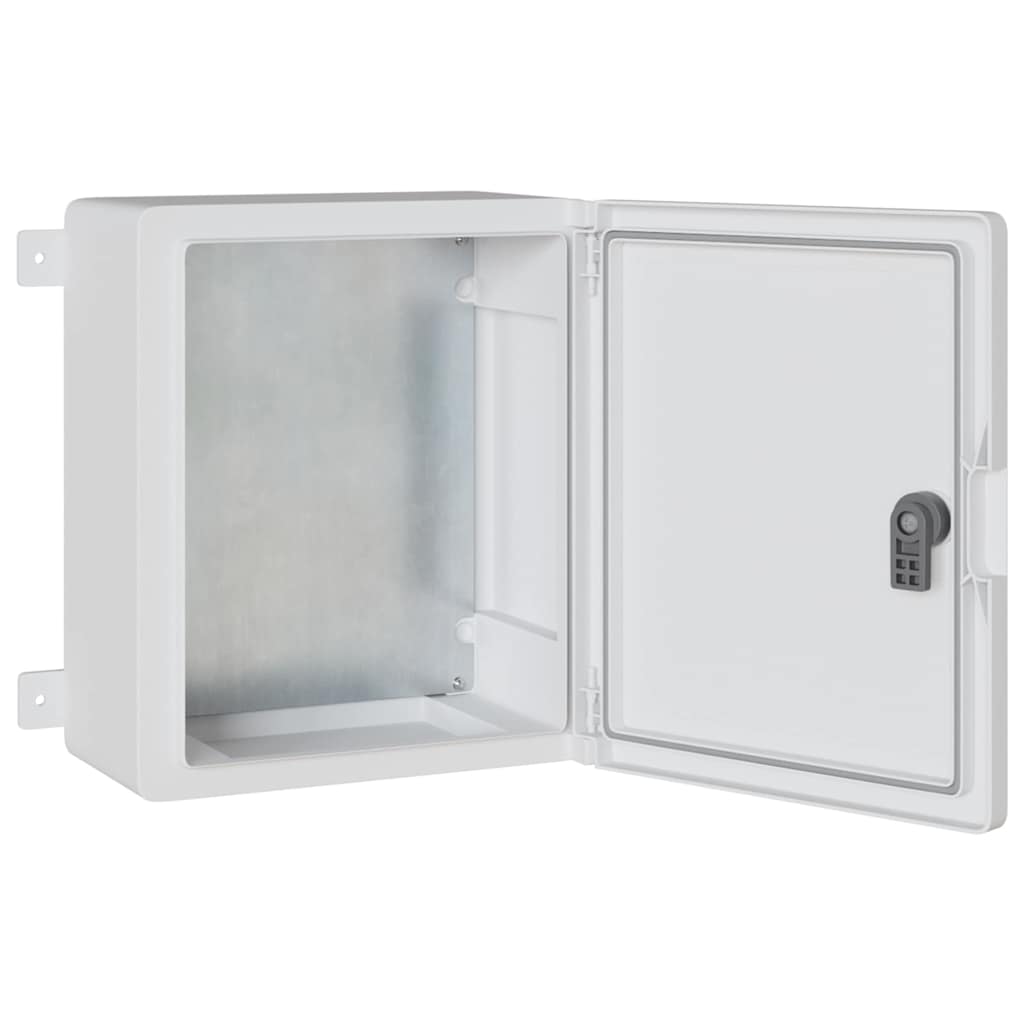 Control Cabinet Grey 37 x 16.5 x 35 cm ABS Plastic