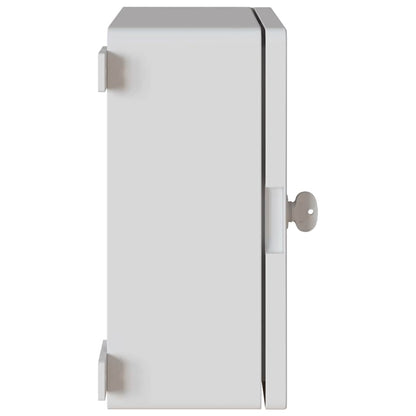 Control Cabinet Grey 37 x 16.5 x 35 cm ABS Plastic