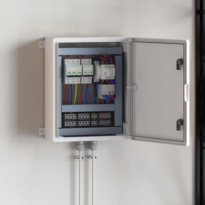 Control Cabinet Grey 47 x 17.5 x 50 cm ABS Plastic
