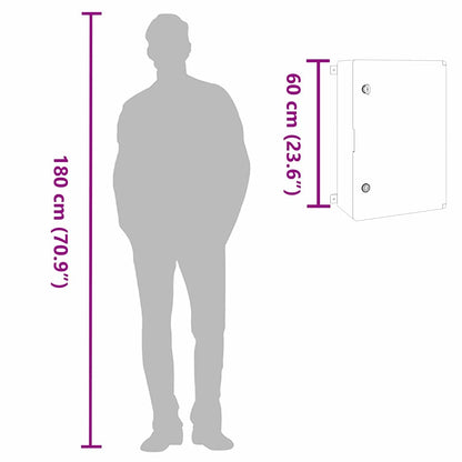 Control Cabinet Grey 47 x 20 x 50 cm ABS Plastic