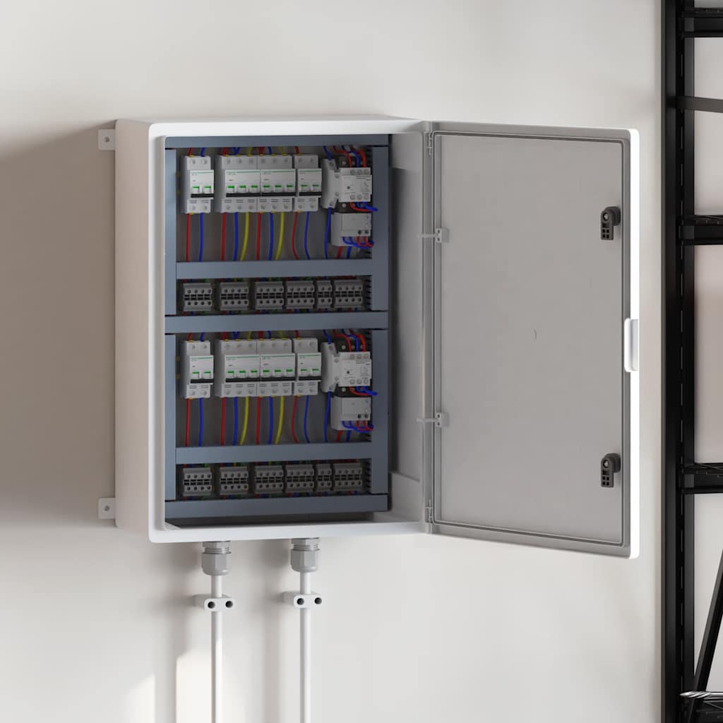 Control Cabinet Grey 57 x 24.5 x 70 cm ABS Plastic