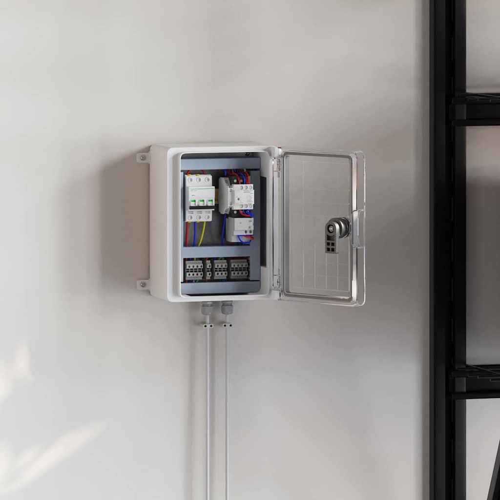 Control Cabinet Grey 25 x 13 x 24 cm ABS Plastic
