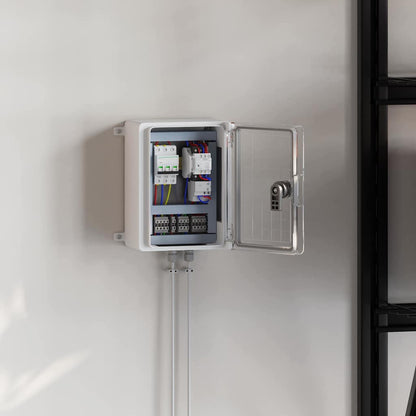Control Cabinet Grey 25 x 13 x 24 cm ABS Plastic