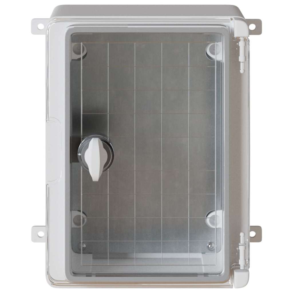 Control Cabinet Grey 25 x 13 x 24 cm ABS Plastic